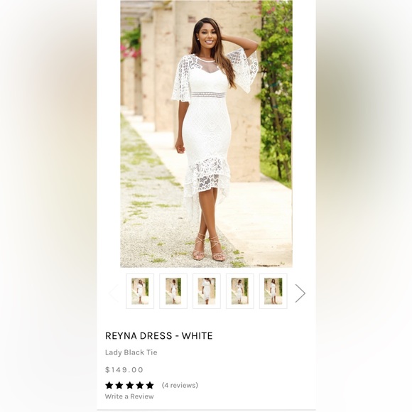 Lady Black Tie | Dresses | Reyna Dress From Lady Black | Poshmark
